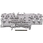 WAGO 2002-1801 průchodková svorka 5.20 mm pružinová svorka osazení: L šedá 1 ks