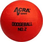 Acra Rubber Dodgeball červená