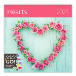 Kalendář nástěnný 2025 Hearts