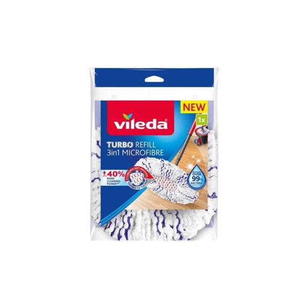 Mop TURBO VILEDA 3v1 náhradní na mokré čištění