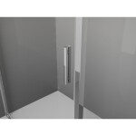 MEXEN/S - Exo sprchový kout dveře křídlové 125 x 85, transparent, chrom 819-125-085-01-00