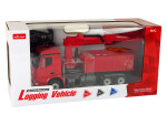 RASTAR Nákladní auto s drapákem Mercedes Rastar R/C na dálkové ovládání červené