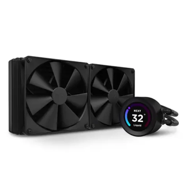 NZXT Kraken Elite 280 černá / 2x 140mm / Fluid Dynamic Bearing / 32.1 dB @ 1500 RPM / 99.68 CFM / AMD + Intel (RL-KN28E-B1)