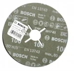 BOSCH R574 Best for Metal+Inox / Fíbrový brusný kotouč / Zrnitost 100 / 125x22,23 mm (2608606735)