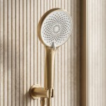 REA - Sprchová hlavice JS-020 BRUSH GOLD REA-08035