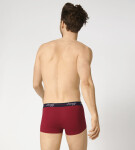 Pánské boxerky Start Hipster C2P box - BLUE - DARK COMBINATION - tm.modrá-vínová M008 - SLOGGI BLUE 5