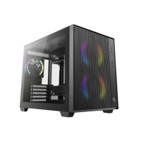 DEEPCOOL Case CG330 MESH 3F, mATX, Průhledná bočnice, 1x120mm ARGB, 2x140mm ARGB, černá EDF_1808188