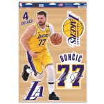 Samolepka Los Angeles Lakers NBA Luka Dončić #77 Player Set (4 ks)% 1 ks