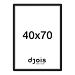 Djois samolepicí rámeček - Magneto, 50 x 70 cm, černý, 1 ks