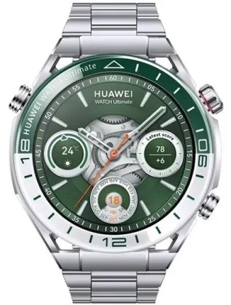Huawei Watch Ultimate zelená / Chytré hodinky / 1.5" LTPO AMOLED / 466 x 466 px / GPS / 10 ATM / titanový řemínek (100002105106)