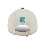 New Era Pánská kšiltovka Miami Dolphins NFL 2025 Draft 9TWENTY A-Frame Adjustable - Béžová