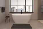DURAVIT - Wave Vanová baterie do podlahy, matná černá WA5250000046