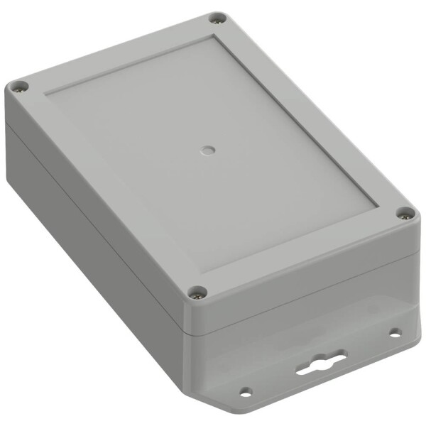 TRU COMPONENTS TC-10860740 Přírubové pouzdro 150 x 100 x 45 ABS světle šedá 1 ks