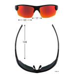 Sluneční brýle GOGGLE FRANK E929-3P hnědé demi/žluté NEUPLATŇUJE SE