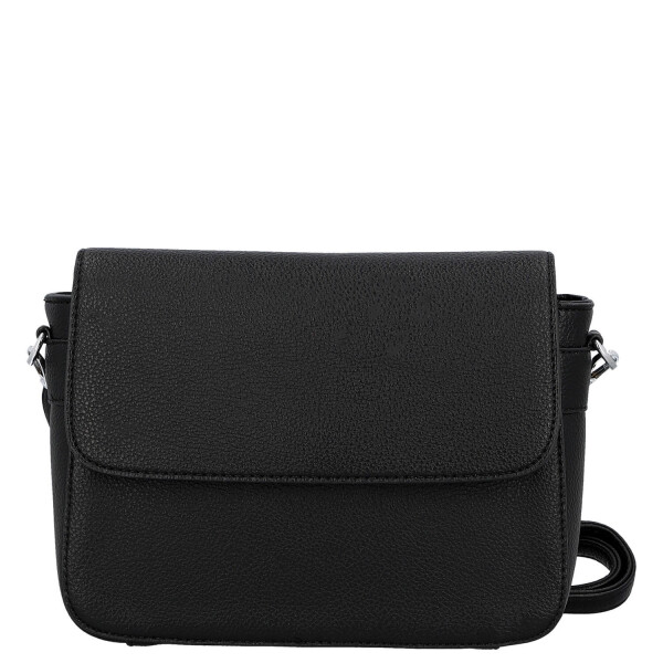 Moderní dámská koženková crossbody kabelka Mirona, černá