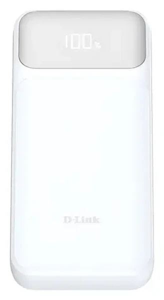 D-Link DPP-201 20000 mAh bílá / Power Bank / USB-C + USB-A / 65W PD3.0, QC3.0 / LED displej (DPP-201)