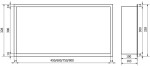 MEXEN - X-Wall-R modul pro vestavbu do stěny 45 x 30, zlatá 1950453010