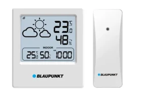 BLAUPUNKT WS10WH bílá / Meteostanice / venkovní teploměr / hodiny / LCD Displej (5901750506031)