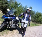 Dámská bunda na moto Xrc Winkle 2.0 Wtp adventure black/grey/blue/red - M / modrá