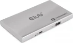 CLUB3D CSV-1580 Thunderbolt USB hub 5v1 stříbrná / 4x USB-C / USB-A (CSV-1580)