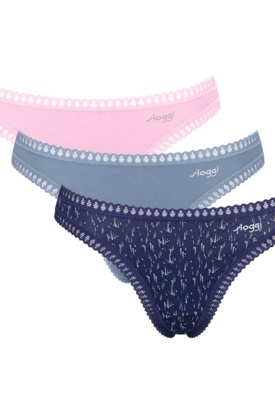 SLOGGI GO CRUSH STRING KALHOTKY C3P V004 SMĚS BAREV S