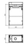 COMAD - Skříňka pod umyvadlo 40cm 1 dvířka ARUBA CRAFT 5907611651735