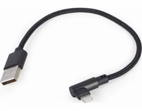Gembird CC-USB2-AMLML-0.2M černá / ligtning / USB 2.0 / 0.2m (CC-USB2-AMLML-0.2M)