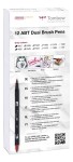Tombow Tombow, ABT-12P-3, ABT Dual Brush pen, oboustranné popisovače, Grey tone, 12 ks