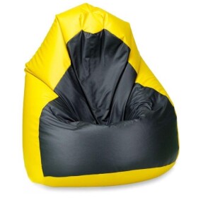 FRONTI Sedací pytel SAKO 100 cm - žlutá + černá
