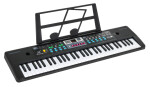 Mamido Dětský keyboard černý s mikrofonem