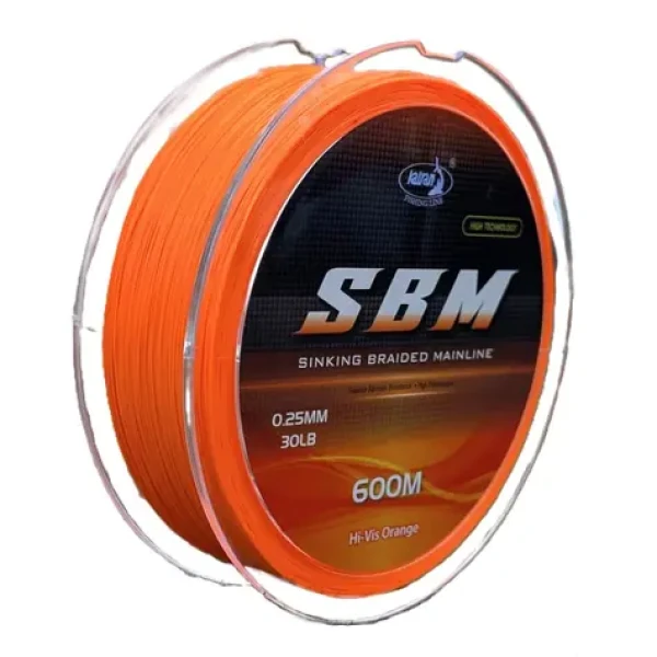 Katran Šňůra Sinking Braided Mainline SBM Orange 600m 0,25mm 13,6kg (2356)