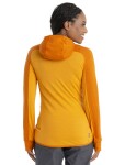 ICEBREAKER Wmns Merino Quantum ZoneKnit LS Zip Hoodie, Earth/Solar velikost: XS