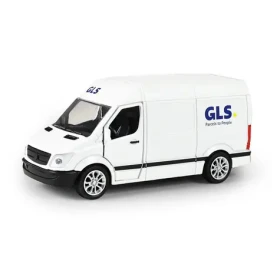RAPPA 242524 Kovové auto GLS s otevíracími dveřmi 12 cm