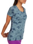 ICEBREAKER Wmns Mer 150 Tech Lite SS Scoop T Cloud Dye, Blue Ash/Dawn/Cd (vzorek) velikost: S