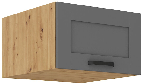 Horní skříňka Luna 60 NAGU-36 1F Barva korpusu: Dub artisan, Barva dvířek: Dust Grey
