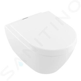 VILLEROY & BOCH - Subway 2.0 Závěsné WC, hluboké splachování, Aquareduct, DirectFlush, s CeramicPlus, alpská bílá 5614A1R1