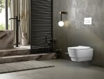 SAPHO - BELLO závěsná WC mísa, Rimless, 35,5x53cm, bílá 100214