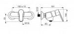 HANSA - Polo Sprchová baterie, Thermo Cool, chrom 51450193