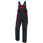 Montérkové kalhoty MAX s laclem DOPRODEJ!!! 260g/m2 černo-červené 52 černo-červené