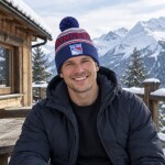 New Era Pánská zimní čepice New York Rangers NHL Pom Wordmark