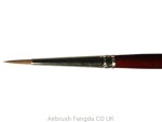 Kulatý štětec LifeColor Pure red sable s krátkým vlasem 2