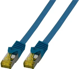 EFB modrá / Patch kabel / S/FTP / Cat6a / Cat7 Rohkabel / 30 m / RJ-45 / LSZH (MK7001.30BL)