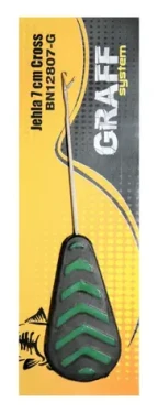 Graff Jehla Cross 7cm Zelená (BN12807-G)