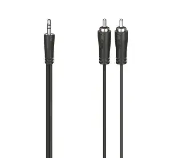 Hama / Audio kabel / 3,5mm jack - 2x RCA / stereo / 5 m