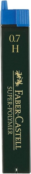 Faber-Castell Faber-Castell, 120711, Super polymer, náhradní grafitové tuhy, 0,7 mm, tvrdost H, 12 ks