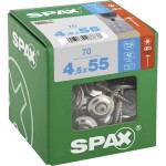 SPAX 4587000450556 Klempířský šroub 4.5 mm 55 mm T-STAR plus nerezová ocel A2 70 ks