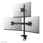 Neomounts DS60-600BL2-1 černá / Stolní stojan pro 3 monitory / velikost 10-32" / VESA 75x75-100x100 / nosnost 9 kg (DS60-600BL2-1)