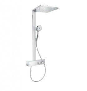 HANSGROHE - Raindance E Sprchový set, s termostatem, 30x30 cm, matná bílá 27361700