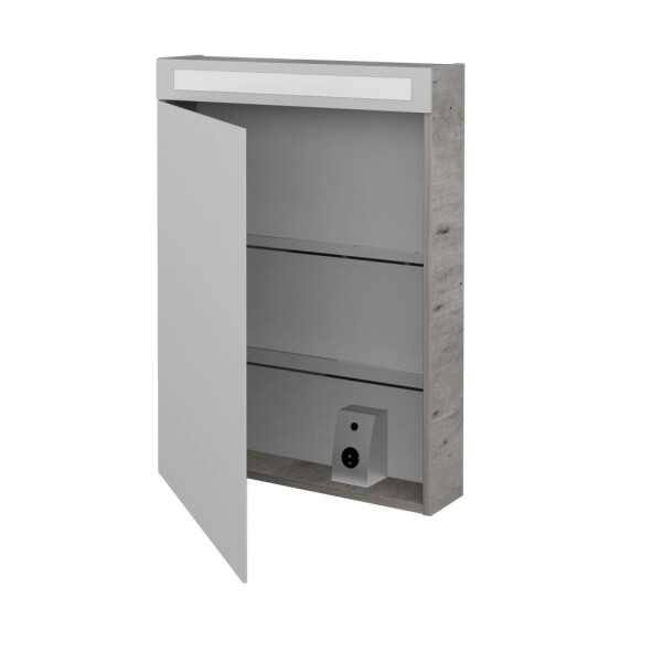 Dřevojas - Jednodveřová galerka AIR GAOE 60 - D01 Beton / Levé 134815