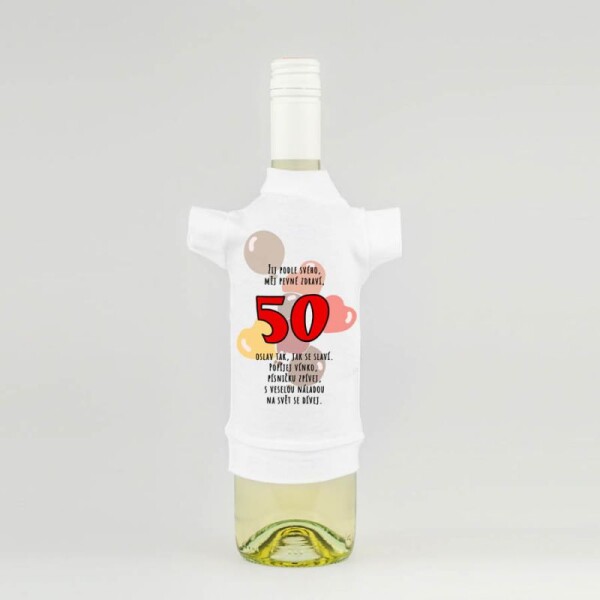 Divja.cz Tričko na flašku - Žij podle svého -50